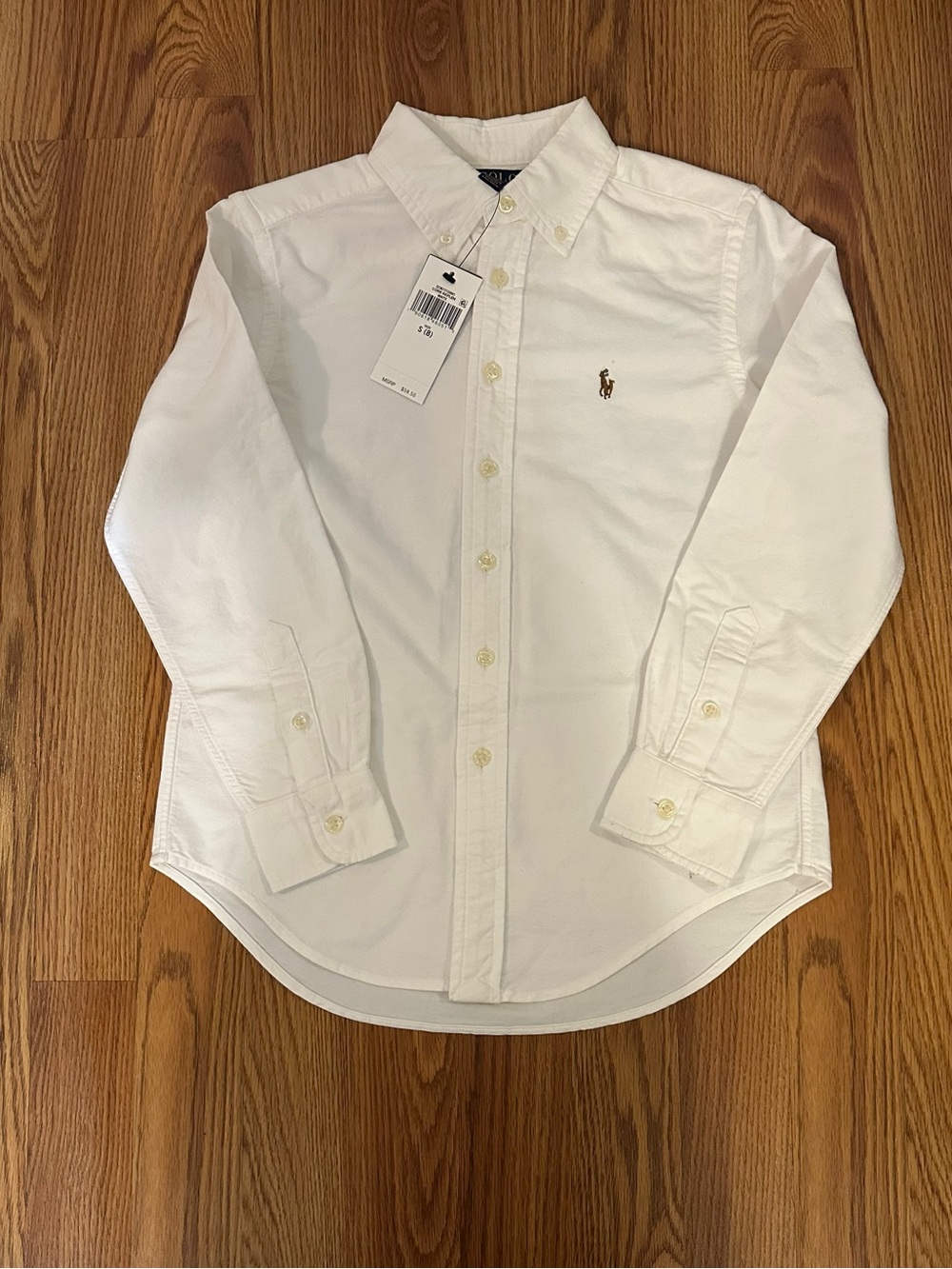 Polo Ralph Lauren Boy’s The Iconic Oxford Button-Down Shirt, Size S (8)